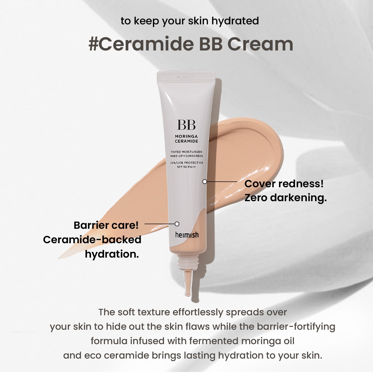 [RENEWAL] Moringa Ceramide BB Cream SPF30 PA++ 53g/1.87oz