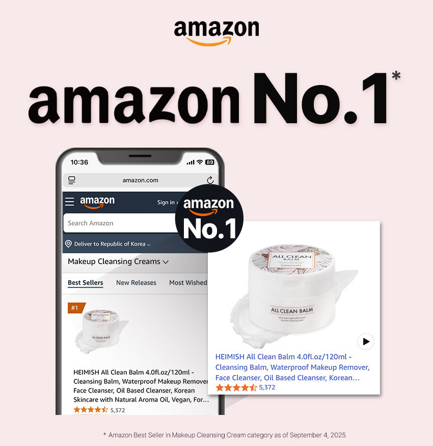 Heimish All Clean Balm 120ml / 4.05 fl.oz – Amazon Best Seller Cleansing Balm | Vegan Makeup Remover