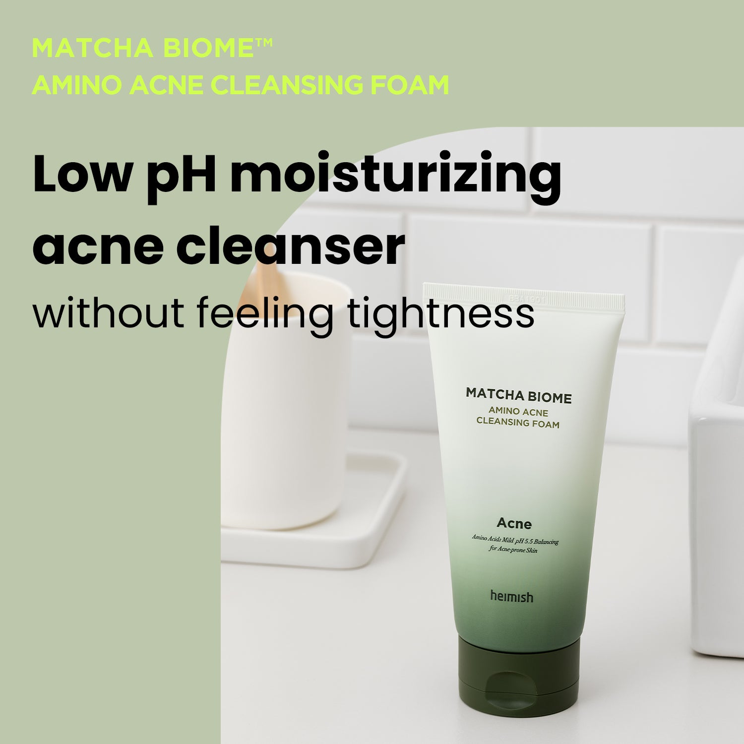 Matcha Biome Amino Acne Cleansing Foam 150ml/5.07fl.oz