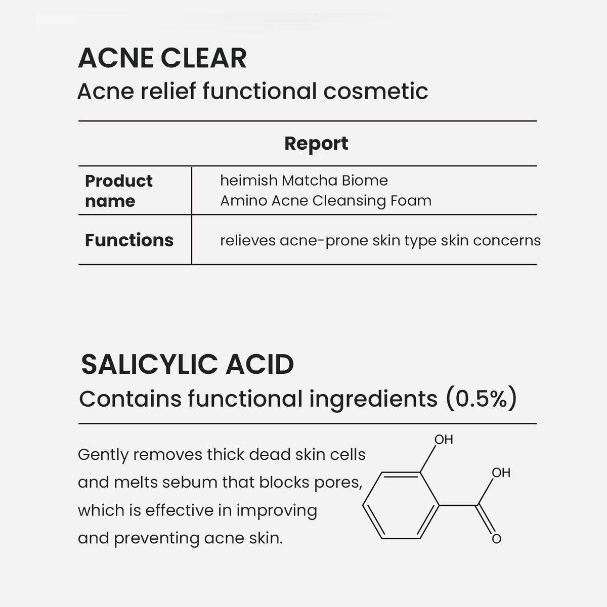 Matcha Biome Amino Acne Cleansing Foam 150ml/5.07fl.oz