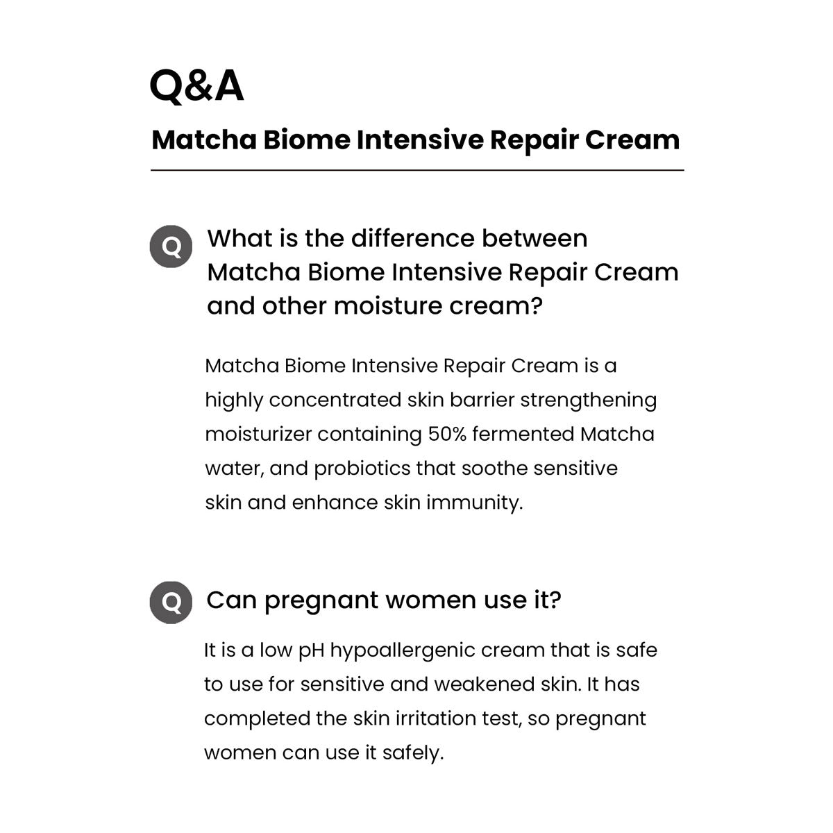 Matcha Biome Repair Cream 50ml/1.69fl.oz