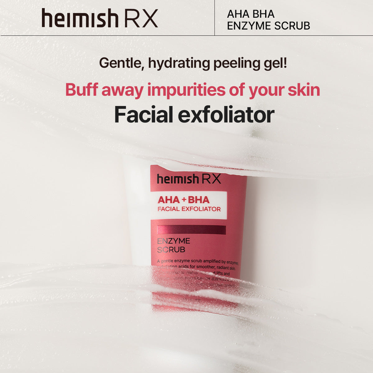 RX AHA BHA ENZYME SCRUB 130ml – heimish US