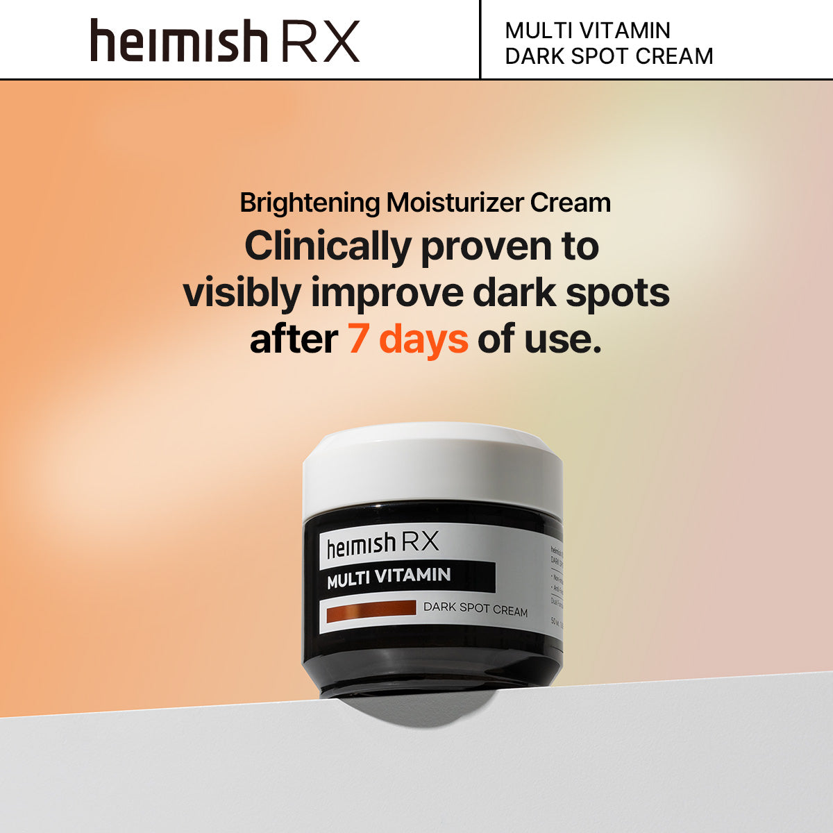 HEIMISH RX MULTI VITAMIN DARK SPOT CREAM 50ml – heimish US