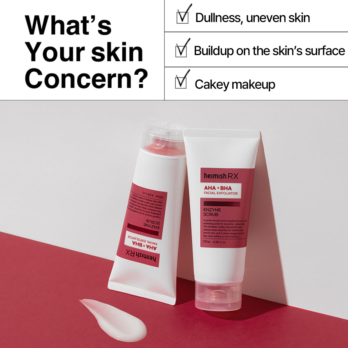 RX AHA BHA ENZYME SCRUB 130ml – heimish US