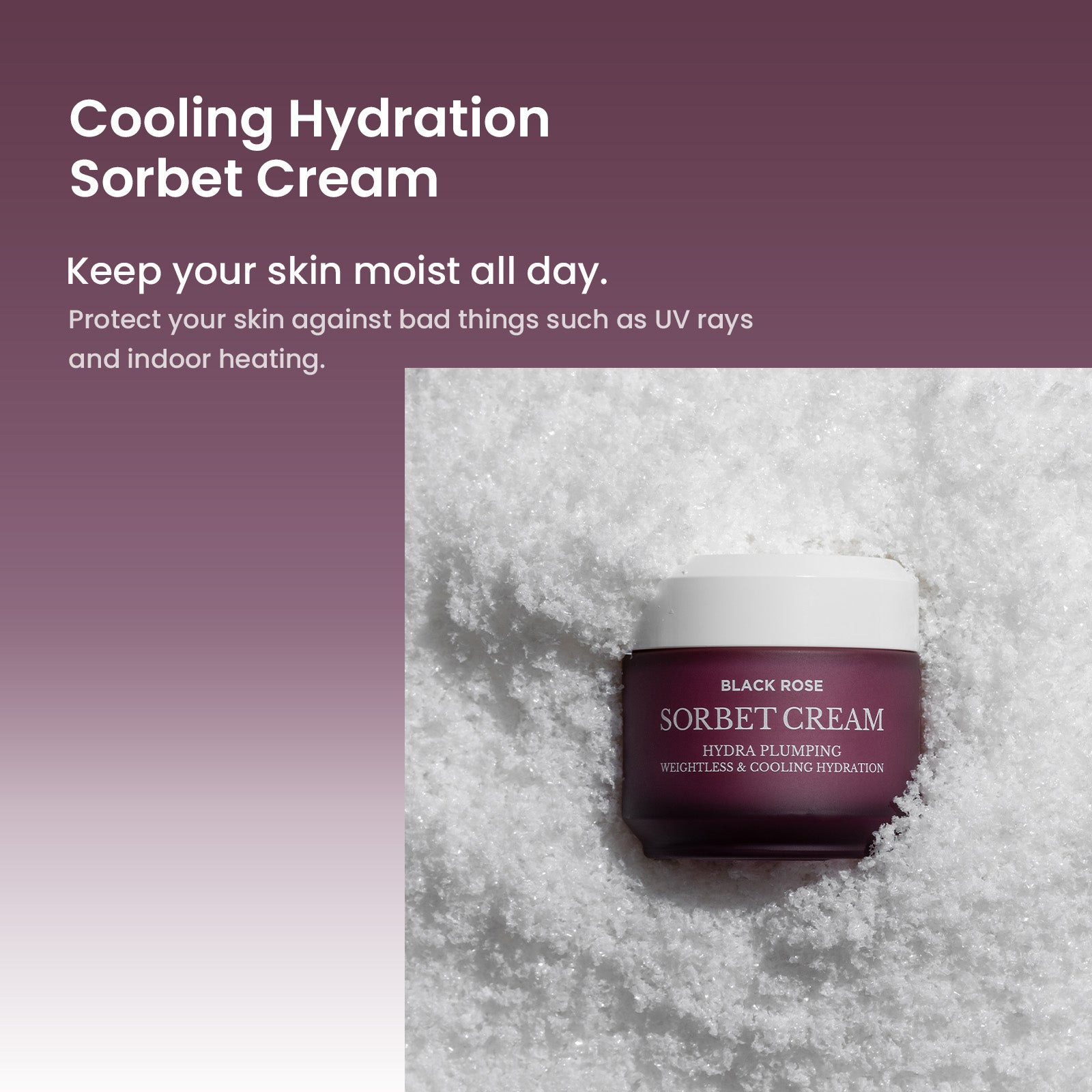 [NEW] Black Rose Hydra Plumping Sorbet Cream 50ml