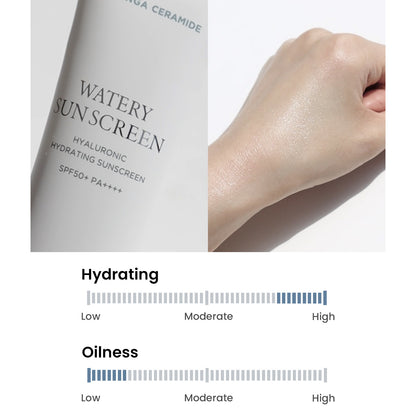 Moringa Ceramide Hyaluronic Hydrating Watery Sunscreen 50ml/1.69 fl.oz