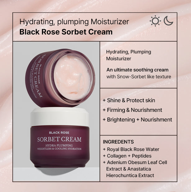 [NEW] Black Rose Hydra Plumping Sorbet Cream 50ml