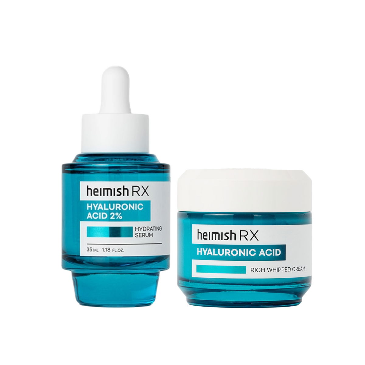 Hydration Glow Set (RX Hyaluronic Acid Hydrating Serum 35ml+RX Hyaluronic Acid Rich Whipped Cream 50ml)