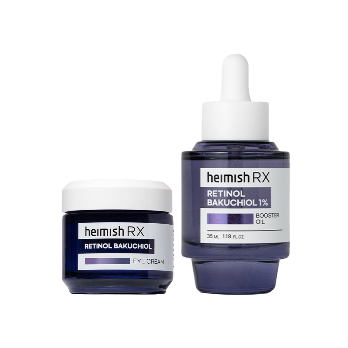 Night Repair Set ( RX Retinol Bakuchiol Booster Oil 35ml+RX Retinol Bakuchiol Eye Cream 30ml)