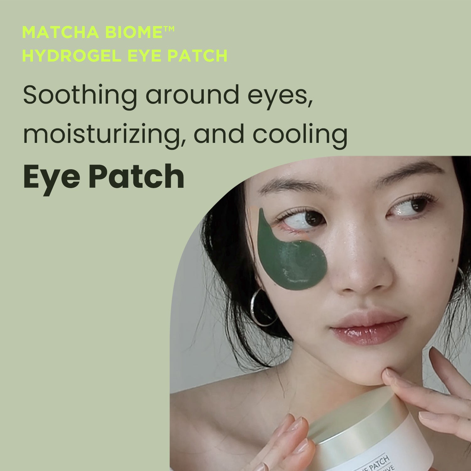 Matcha Biome Hydrogel Eye Patch 1.4g/0.05oz *60pcs