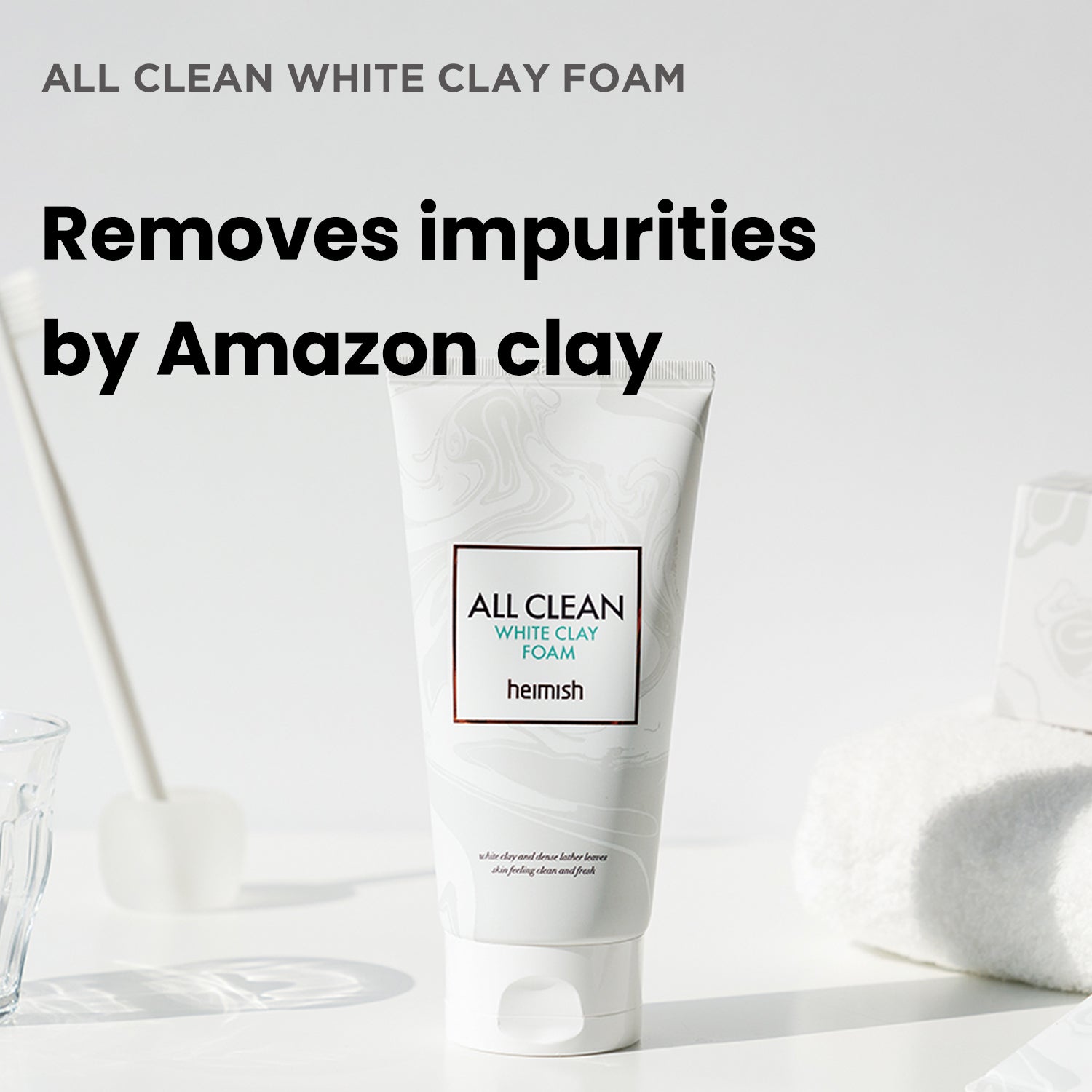 All Clean White Clay Foam 150g/5.29oz