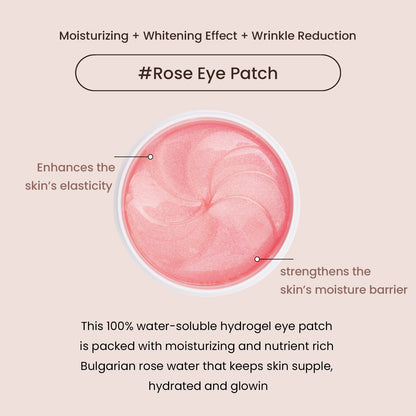 Bulgarian Rose Water Hydrogel Eye Patch 1.4g/0.05oz *60pcs
